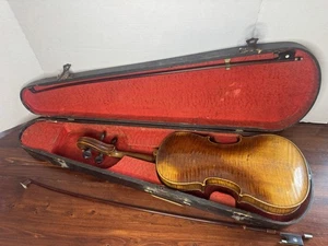 Antiguo violín JACOBUS STAINER en Absam Proppe Oenipontum 1665 tamaño completo con estuche - Imagen 1 de 24