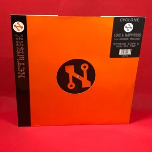 CYCLONE  Love & Happiness - 1992 UK 3-track 12" vinyl single. Network Records - Picture 1 of 4