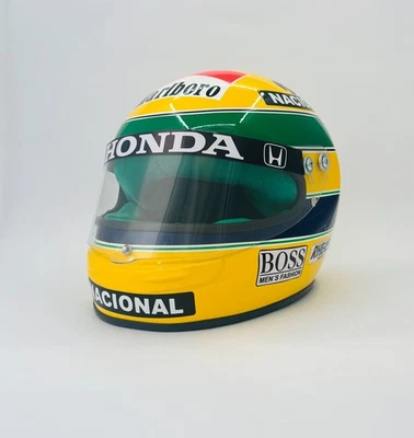 AYRTON SENNA 1990 HELMET (FULL SIZE - SCALE 1/1) BRAND NEW - Image 1 of 4