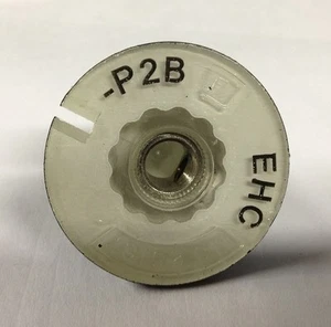 EHC Control Knobs Part number MS25167-P2B Black Knob with White Line 1/4" NOS - Picture 1 of 2