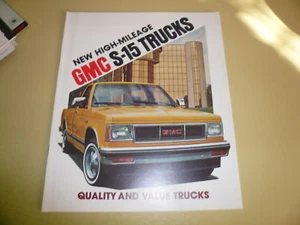 GMC S-15 LKW Verkaufsprospekt 1982 - Oldtimer - Bild 1 von 1