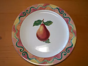 Epoch SOMERVILLE E107 Dinner Plate 10 7/8" Pears Fruit 1 ea 4 available - Picture 1 of 5