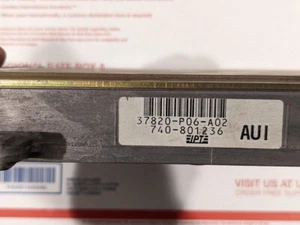 ✅92-95 Honda Civic DX LX/Del Sol S MT Motor Computadora ECU ECM 37820-P06-A02 93 - Imagen 1 de 4