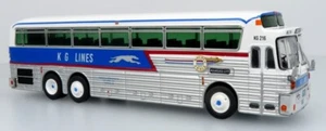 1969 Eagle Model 05 Coach: KG Lines 1:87 modellino autobus pressofuso di Iconic Replicas - Foto 1 di 6