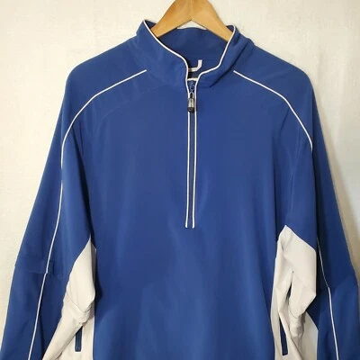 Chaqueta PGA Tour Para Hombre Mediana 1/2 Cremallera Golf Pullover Desmontable Mangas Desmontables Foto 1 de 4