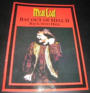 MEAT LOAF: BAT OUT OF HELL II BACK INTO HELL 1993 TOUR BOOK PROGRAM RARE - Imagen 1 de 1
