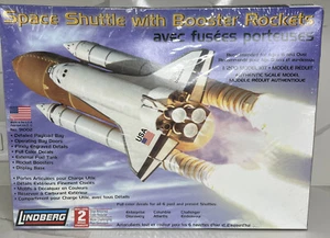 Kit de Modelo LINDBERG 91002 Transbordador Espacial con Cohetes de Refuerzo 1/200 NUEVO Ver Fotos - Imagen 1 de 8