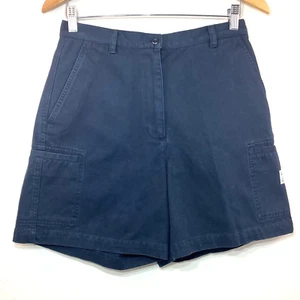 Ralph Lauren Green Label Navy Blue Cargo Shorts Cotton Women's 8 - Picture 1 of 9