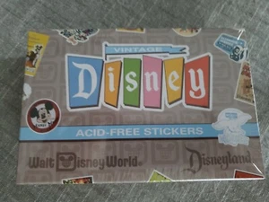 NEW Acid-Free Vintage Disney Parks Stickers. Sealed Disneyland Disney World - Picture 1 of 3