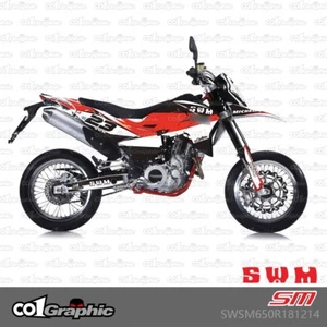 GRAPHICS DECALS STICKERS KIT FOR SWM SM 650R 2015-2024 - Picture 1 of 5