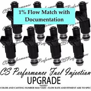 1% Flow Match Bosch III UPGRADE Fuel Injectors (8) set for 91-93 Cadillac 4.9 V8 - Picture 1 of 1