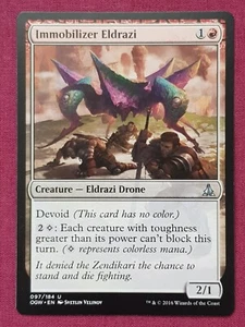 Magic The Gathering Juramento del Gatewatch Inmovilizador Eldrazi tarjeta desprovista Magic The Gathering Magic The Gathering - Imagen 1 de 2