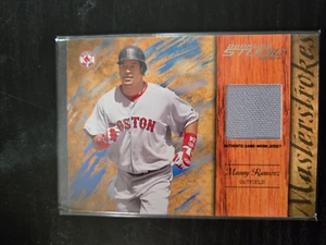 2004 Donruss Studio Masterstrokes Jerseys /250 Manny Ramirez Patch Relic Card - Picture 1 of 2