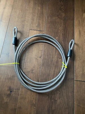 Master Lock 72DPF 3/8in Flexible Braided Steel U-Locks Cable - Image 1 of 2