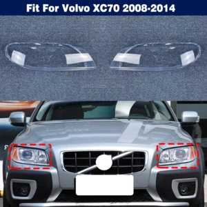 1 Pair Headlight Clear Lens Shell Cover+Sealant Glue For Volvo XC70 2008-2014 - Picture 1 of 10