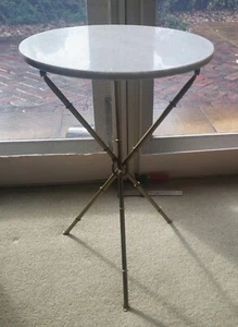 Foldable Marble Top Table - Picture 1 of 4