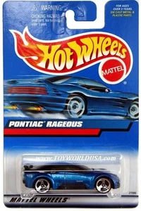 2000 Hot Wheels #119 Pontiac Rageous black roof full crd - Picture 1 of 2