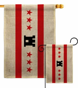 Drenthe Burlap Garden Flag Netherland Provinces Decorative Yard House Banner - Picture 1 of 19