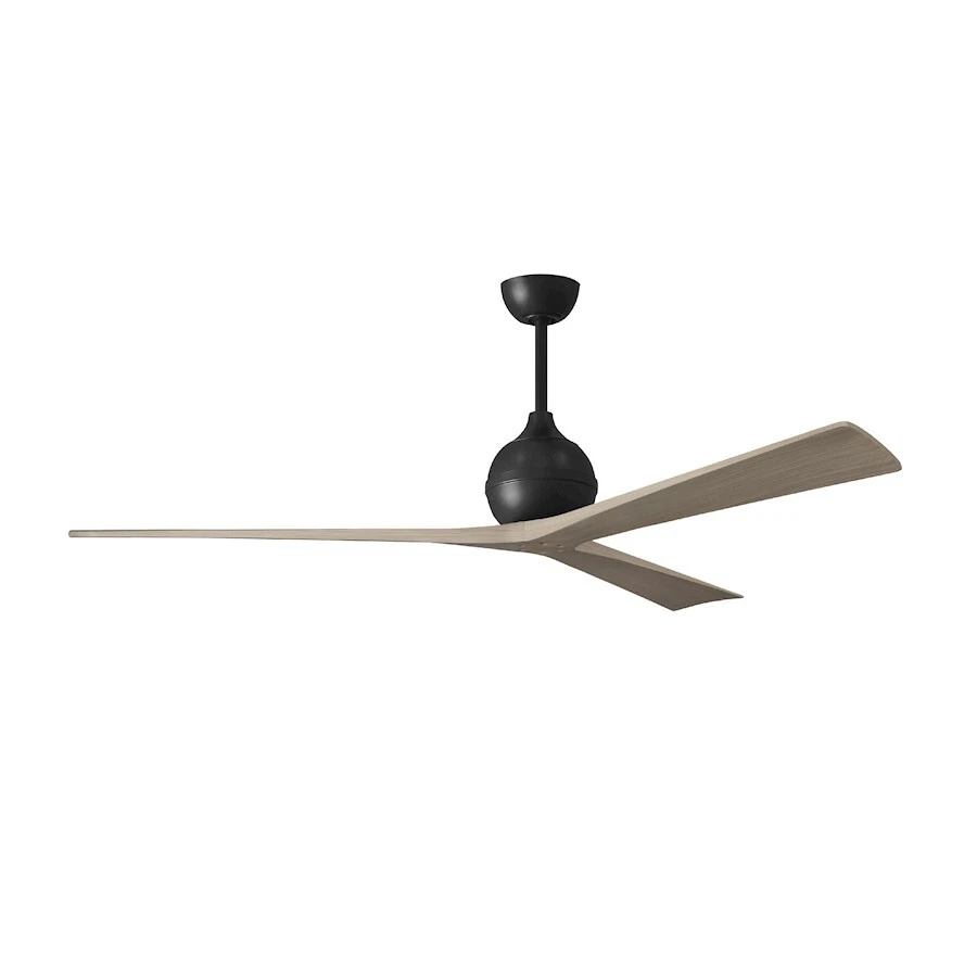 Matthews Fan Irene-3 3 Blade Paddle Fan, 72" Black/Gray Ash - IR3-BK-GA-72 - Image 1 of 1