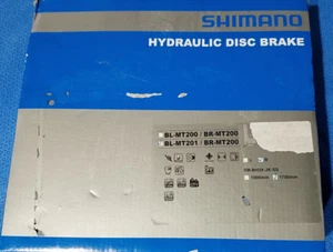 SHIMANO Hydraulic Disc Brake Assembled Set, REAR 1700mm BLACK - Picture 1 of 5