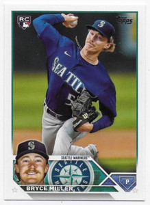 2023 Topps Update #US178 Bryce Miller RC - Seattle Mariners