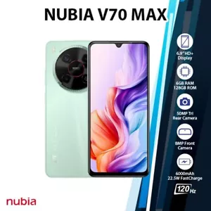NEW ZTE nubia V70 Max Android Mobile Phone (Green/6GB+128GB/Dual SIM/Unlocked) - Picture 1 of 3