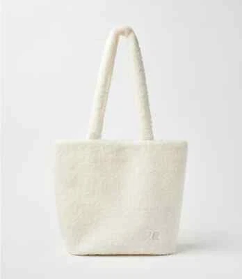 Lou & серый женщин шерпа сумка с короткими ручками карманы с подкладкой белый - Изображение 1 из 2