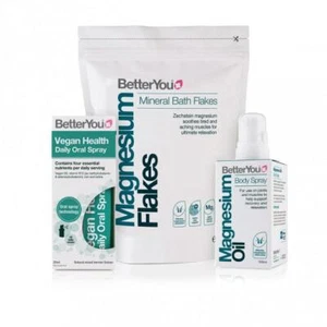 BetterYou Vegan Health Bundle(vegan Multivit Spray+Magnesium Flakes+Mag spray) - Picture 1 of 1