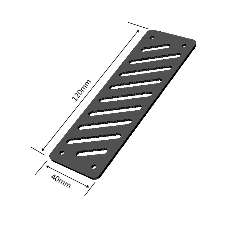 Akkuhalter - Lipohalter - Regler - Empfängerbrettchen aus GFK G10 FR4 120 x 40mm - Bild 1 von 2