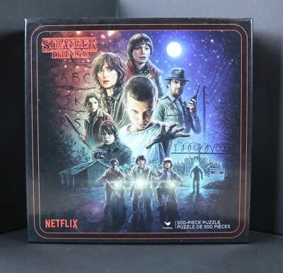Stranger Things Puzzle 500 pieces Cardinal Games Official Netflix 18" x 24" New - Image 1 of 4