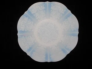 Vintage Macbeth Evans Monax Depression Glass American Sweetheart Chop Plate - Picture 1 of 2