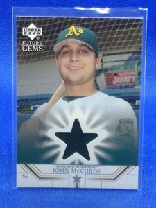 2002 Upper Deck Prospect Premieres - Future Gems - #71 John McCurdy (RC) JERSEY