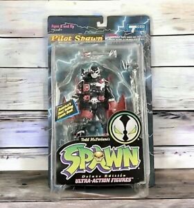 Vtg McFarlane Toys Spawn Ultra-Action Figures Deluxe Edition Pilot Spawn NIB