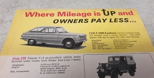 Mitsubishi Colt 1968, Jeep y camiones anuncio de ventas - Imagen 1 de 2