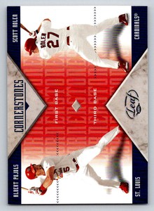 2005 Leaf Cornerstones #1 A.Pujols/S.Rolen