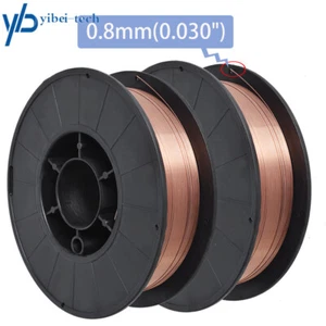 2Pcs ER70S-6 .030" (0.8mm) Mild Steel MIG Welding Wire 11-lb Roll - Picture 1 of 8