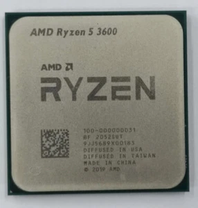 AMD Ryzen 5 3600 AM4 CPU Processor R5 3600 6Core Twelve-Thread 3.6GHz 32M - Picture 1 of 4