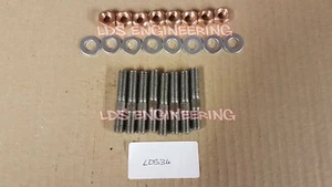 VW Golf mk1 1.5 1.6 1.8 + GTI 1976 to 1983 Exhaust stud + Nut kit / set - Picture 1 of 1