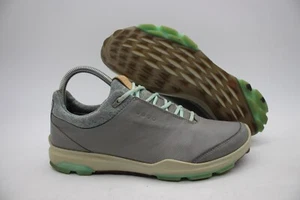 Ecco Biom Hybrid 3 Golfschuhe Damen Größe 7 Gore-Tex Schnürschuhe grau Leder - Bild 1 von 13