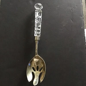 SHANNON CRYSTAL by Godinger Versailles 1 Stück Kristall/versilbert Serviergabel - Bild 1 von 3