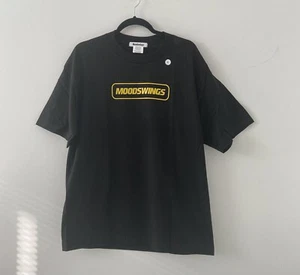 Men’s Moodswings Testing Black & Yellow T-Shirt Size Large - Picture 1 of 3