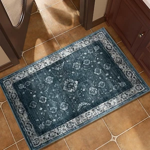 Entryway Rug 2X3 Washable Non-Slip Area Rugs for Indoor Door Mat Small Oriental  - Picture 1 of 12