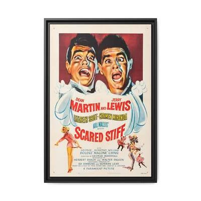 Cult Classic Large Gallery Framed Canvas 20" x 30" Movie Poster Art - Scared Sti - Image 1 of 4
