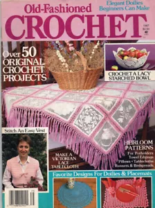 Old Fashioned Crochet Magazine 1987 50 Original Projects - Picture 1 of 2