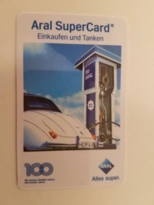 ARAL SUPERCARD - 100 JAHRE ARAL - ZAPFSÄULE - ARAL GUTSCHEIN LEER SAMMLERKARTE - Bild 1 von 1