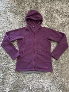 Felpa con cappuccio Rab Novak donna S full zip pile giacca strato medio sci caldo escursionismo - Foto 1 di 10