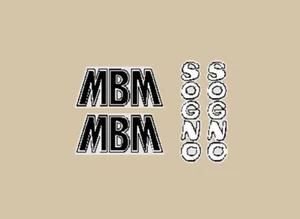 MBM SOGNO ADESIVI STICKERS - Picture 1 of 1