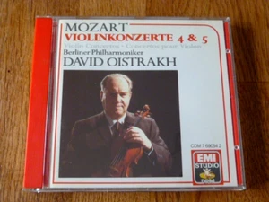 MOZART - Violin Concertos 4&5 - DAVID OISTRAKH - US 1987 CD - CDM 7 69064 2 (NM) - Picture 1 of 8