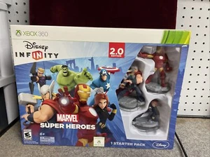 Xbox 360 Disney Infinity Marvel Super Heroes 2.0 Edition I Starter Pack - Foto 1 di 4