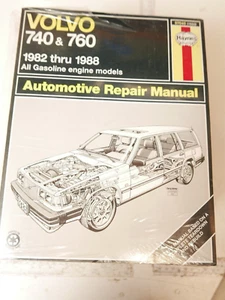 NEW HAYNES REPAIR MANUAL VOLVO 740 & 760 1982-1988 PETROL MODELS - Picture 1 of 2